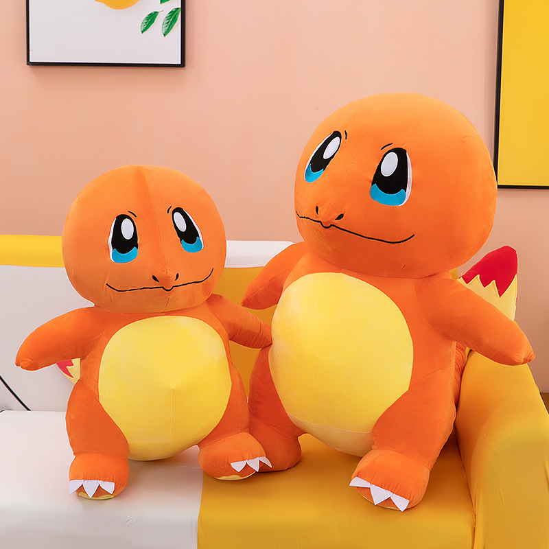 Gấu Bông Pokemon Khủng Long Lửa Charmander (23cm---&gt;90cm) Hàng Xịn Cao Cấp Loại 1, (Tặng Kèm 1 Ví Da 12 Ngăn Đựng Thẻ Atm, Cccd)