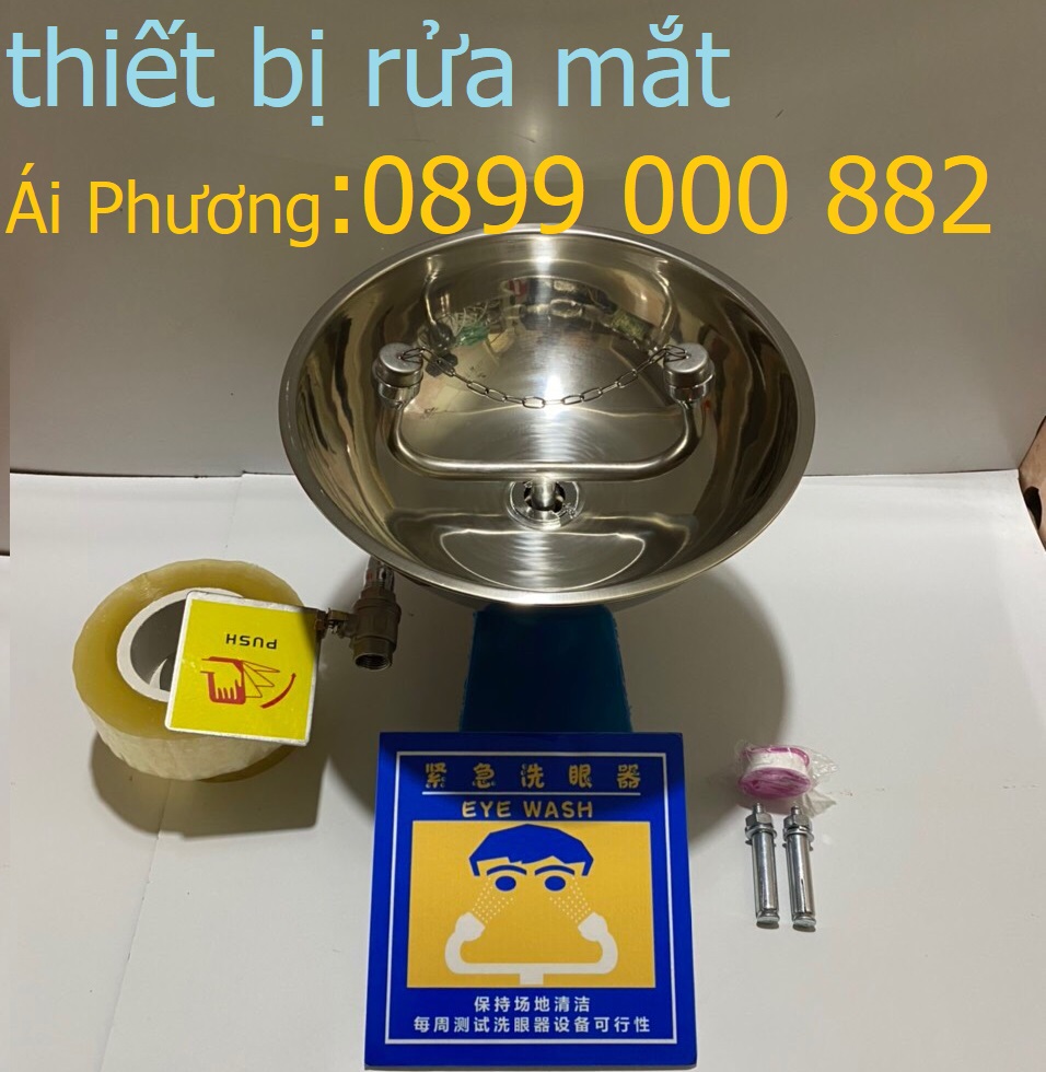 Chậu rửa mắt khẩn cấp inox 304