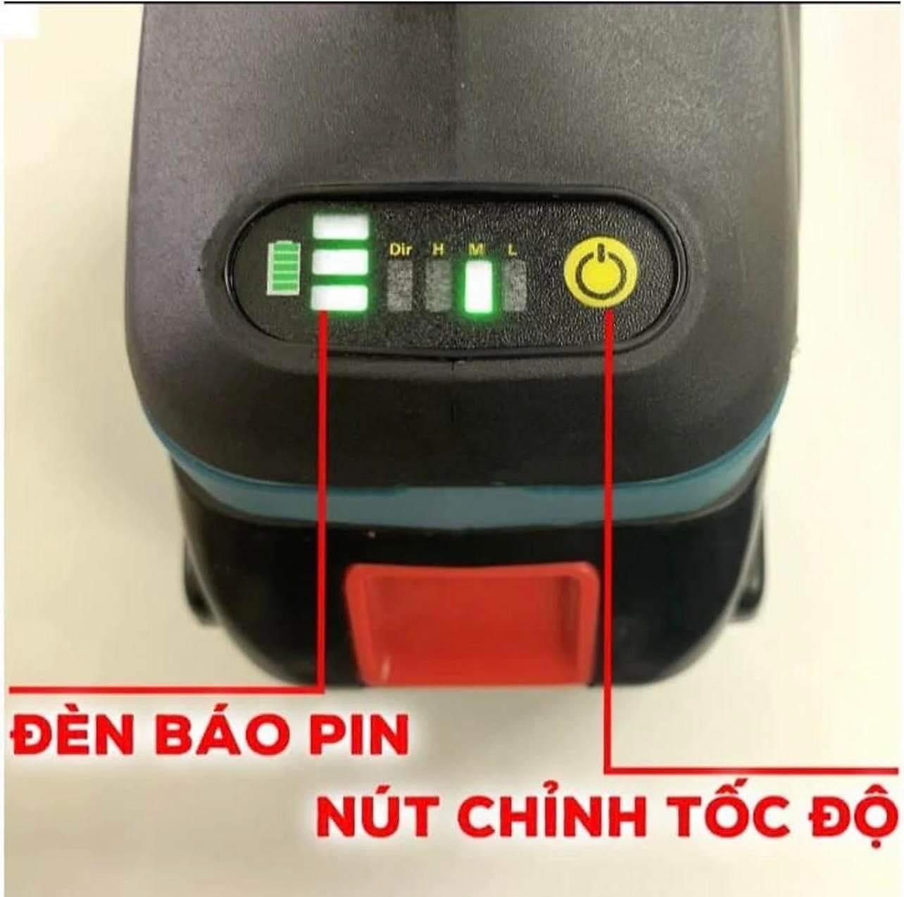 Máy mài góc pin - Không chổi than - Máy cắt cầm tay pin dung lượng cao 10cell 6000mah