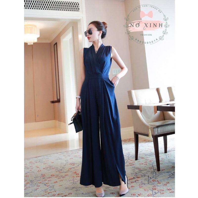 Jumpsuit Nữ Hàn Quốc Ống Rộng Cao Cấp Loại 1 Có Size M-L-XL-XXL