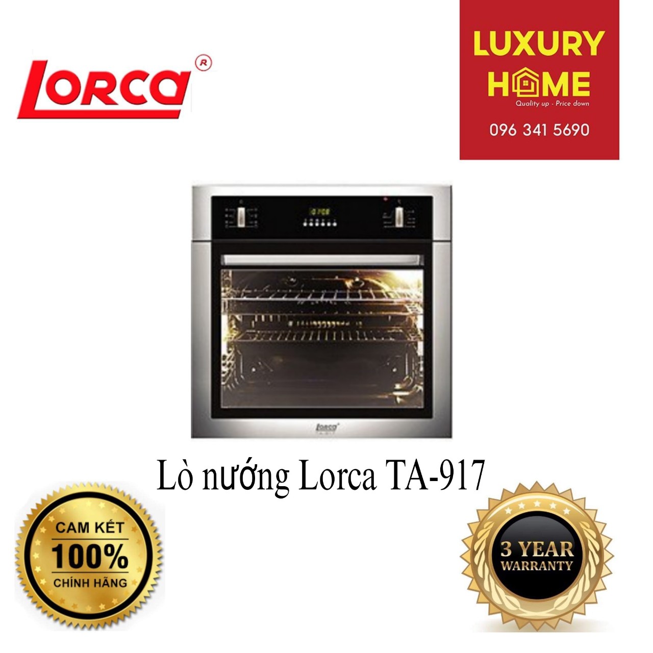 Lò nướng Lorca TA-917 - Hàng chính hãng