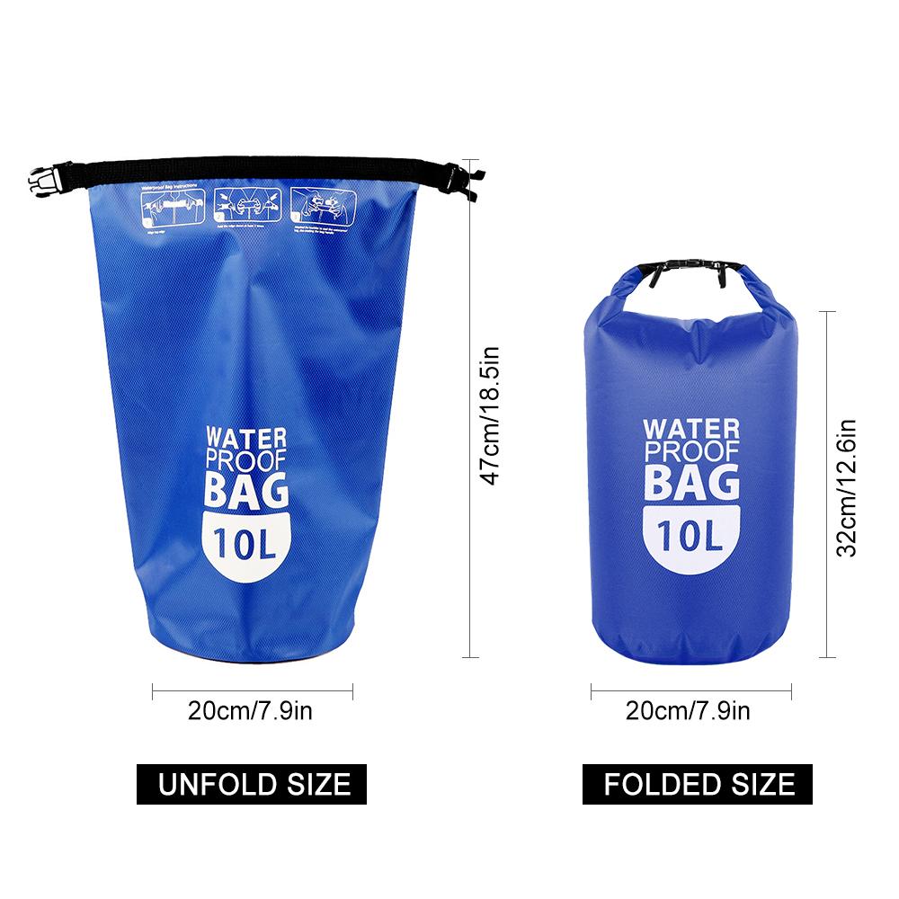 Túi nổi thể thao bằng vật liệu PVC chất lượng cao, chịu nước và chống mài mòn,có thể gấp lại, kích thước nhỏ gọn và trọng lượng nhẹ