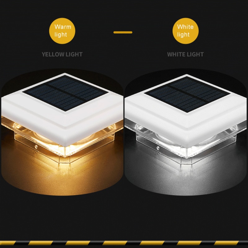 Đèn led trang trí sân vườn, lối đi, tiểu cảnh năng lượng mặt trời Outdoor Waterproof Wall Light