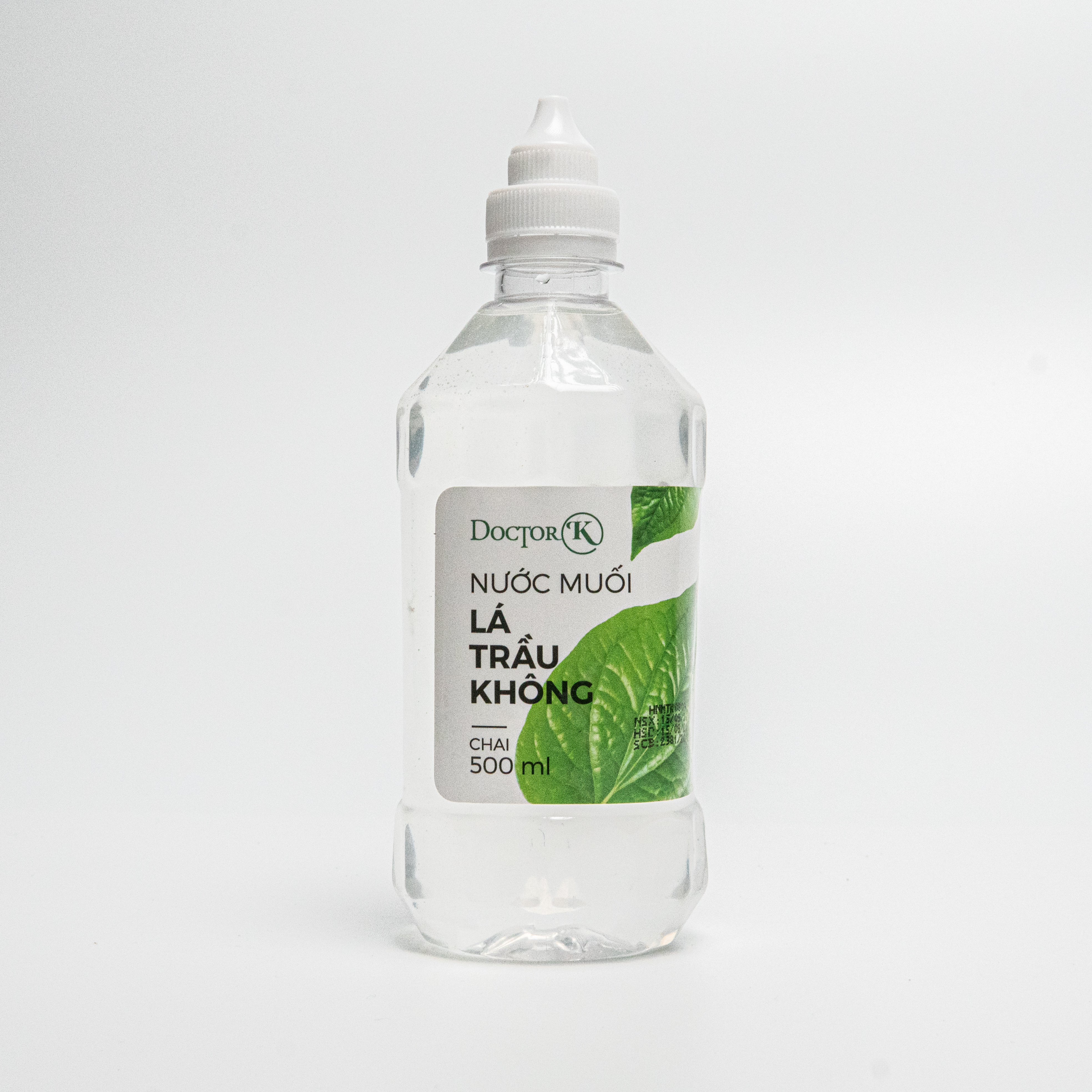 Nước muối sinh lý lá trầu không Doctor K - Trị viêm loét, hôi miệng, mẫn ngứa - an tâm sử dụng