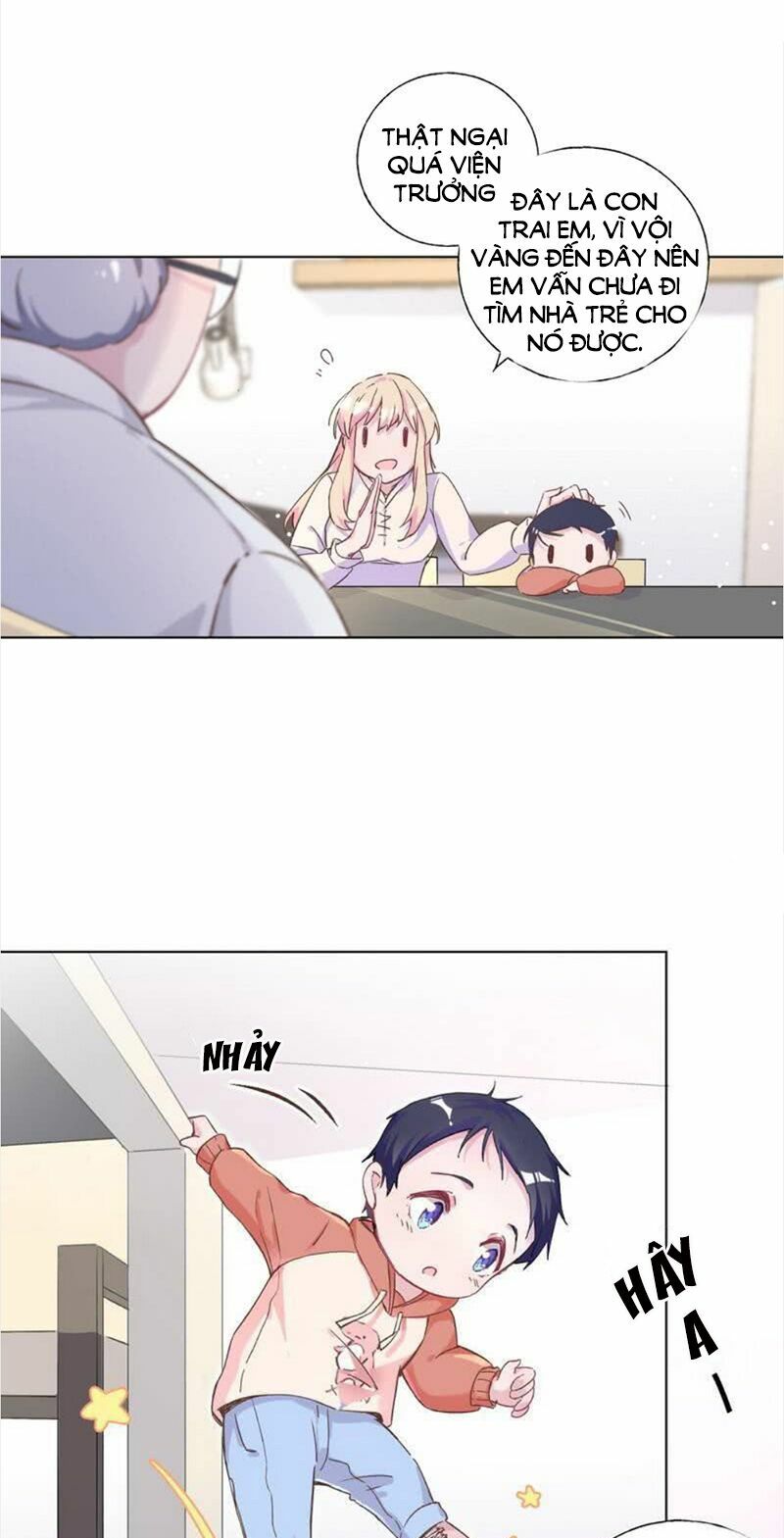 baba đẹp trai trên trời rơi xuống chapter 5 9