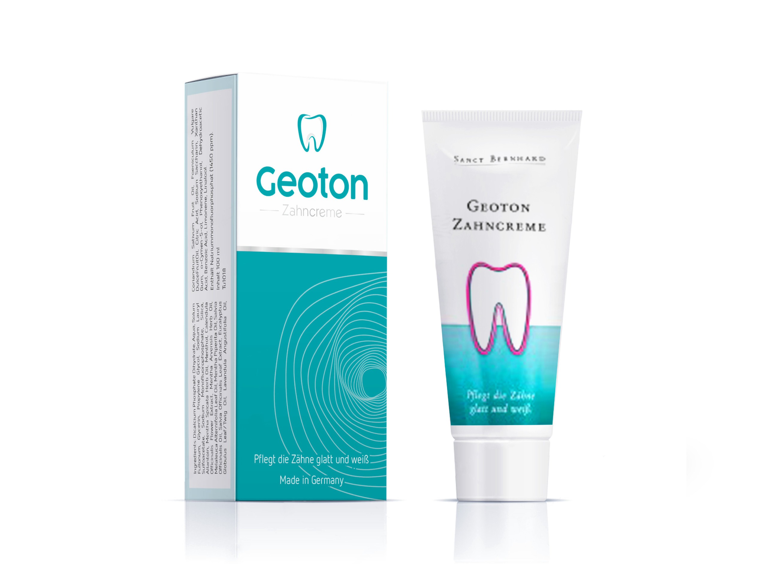 Kem đánh răng Geoton Zahncreme giúp phòng và chống viêm lợi, kháng khuẩn, chống hôi miệng, làm cho răng chắc khỏe và trắng sáng hơn