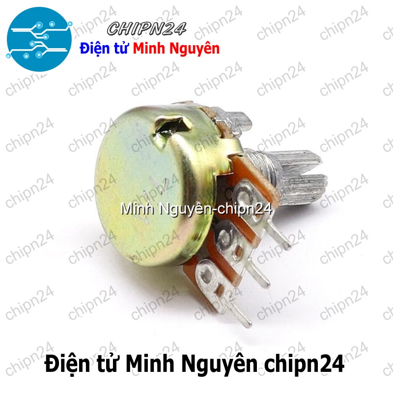 [3 chiếc] (F32) Biến trở Volume đơn (1K/2K/5K/10K/20K/50K/100K/250K/500K/1M) - [Chọn Loại