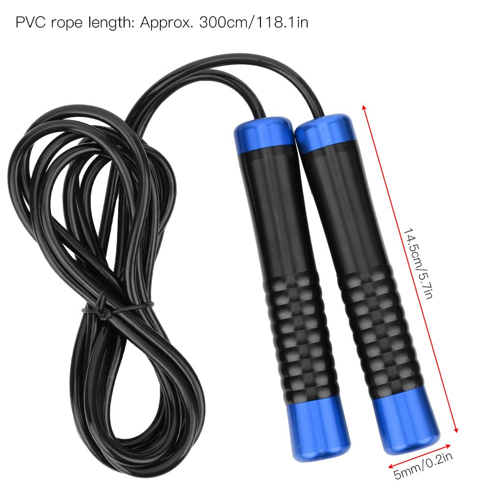 Hợp Kim Nhôm Tay Cầm Dây Dây Thép Chịu Lực Jumprope Sinh Viên Sử Dụng Tập Thể Dục Thể Thao Equipmentblack Chuyên Dụng Dây Nhảy