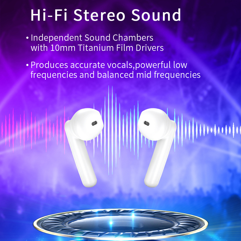 Tai Nghe HiFi Điều Khiển Cảm Ứng Hello 1 TWS BT 5.0 Âm Thanh Nổi HiFi Loại C Giảm Tiếng Ồn Có Mic
