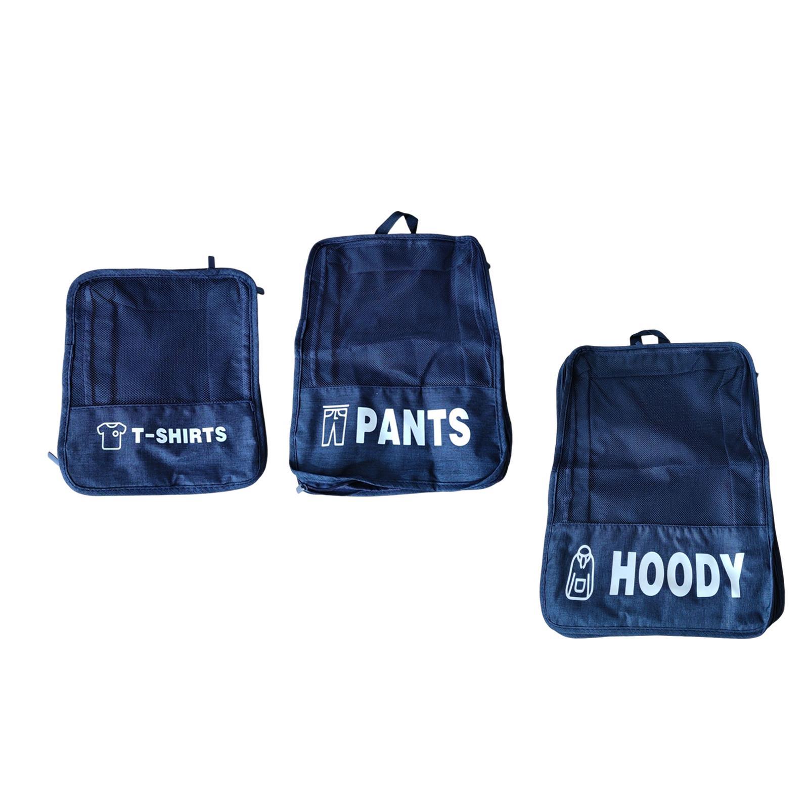 Compression Packing Cubes 3Pcs Set Expandable Travel Organizer Convenient