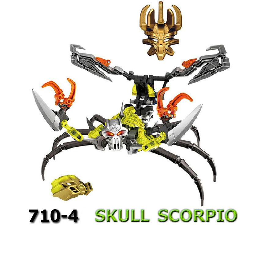 Mô hình Bionicle 710-4 Skull Scorpio 107 PCS - Ráp hình theo mẫu Lego