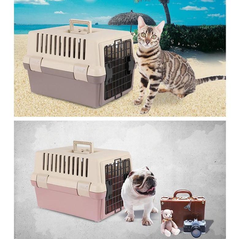 Purmi - Lồng vận chuyển thú cưng Chó/Mèo nhập khẩu Hàn Quốc nhựa cao cấp