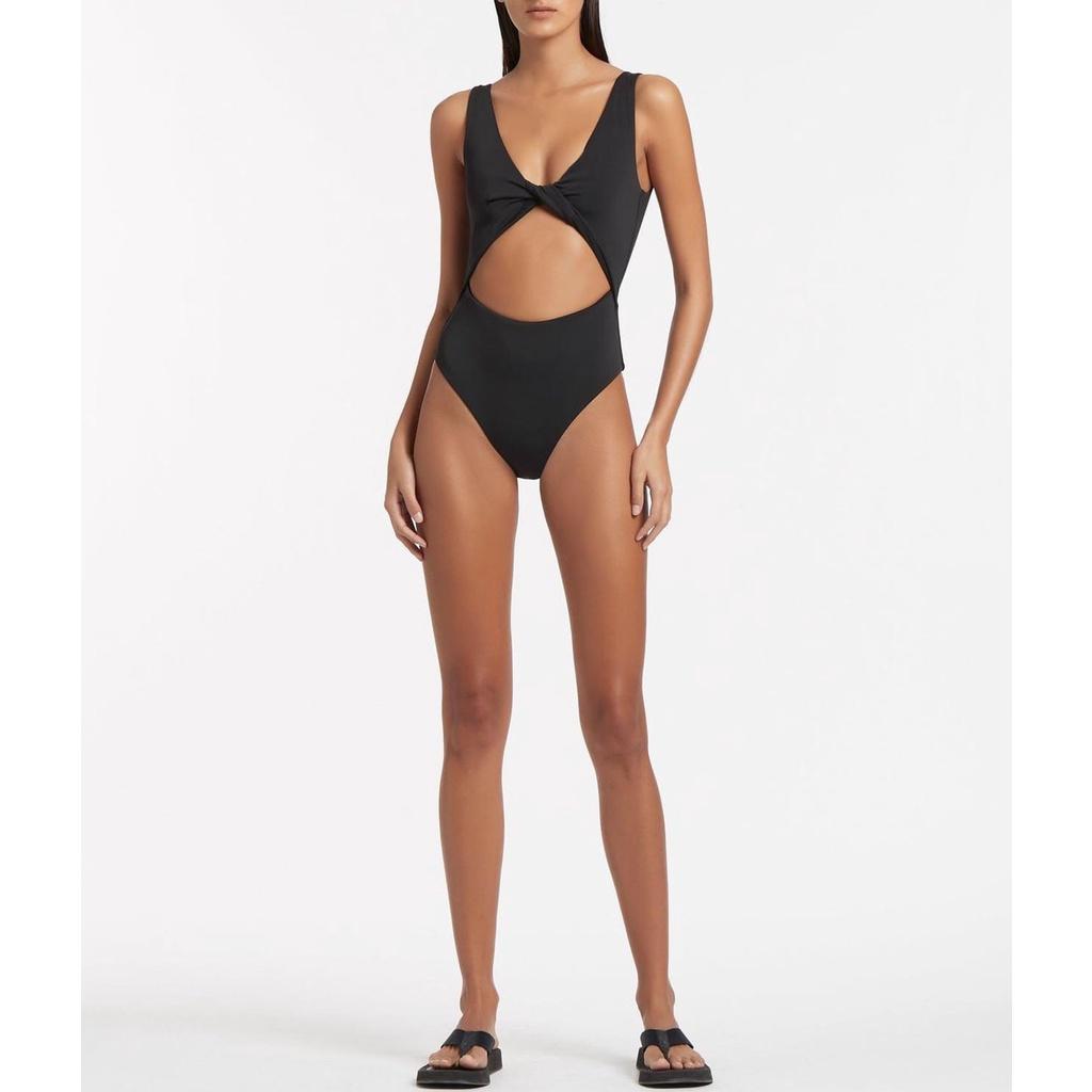 CIEL Bikini xoắn ngực - 2 màu Đen/ Xanh bơ