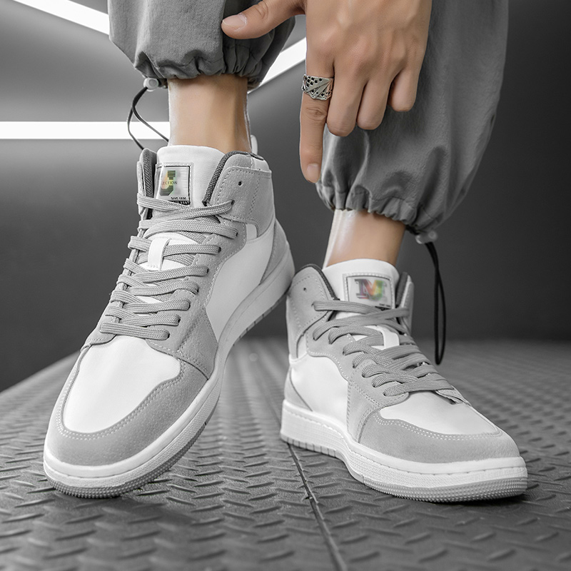 Giày Thể Thao Nam GEMI - Giày Sneaker Màu Xám - Xanh, Giày Thể Thao Form Ôm Chân, Thoải Mái - G5381