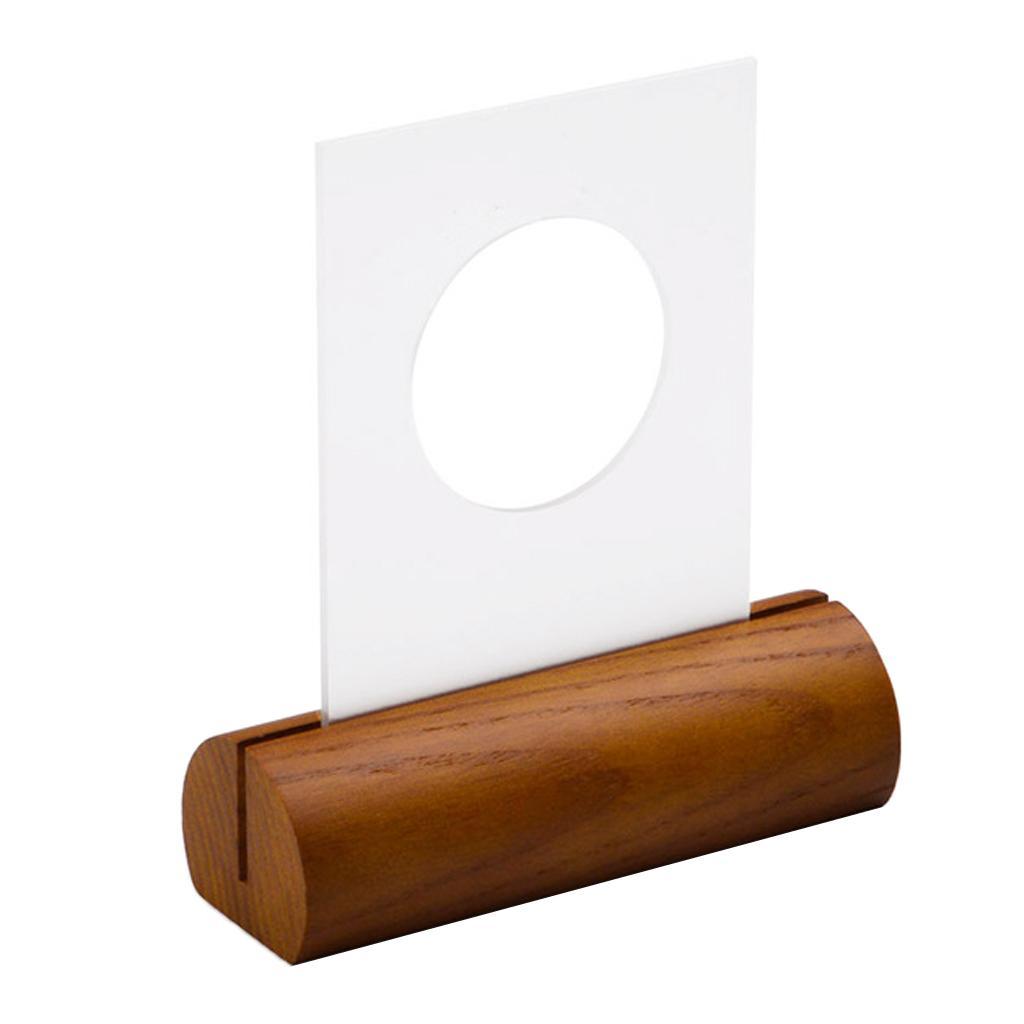 Wooden Base Acrylic Earrings Jewelry Display Stand Holder