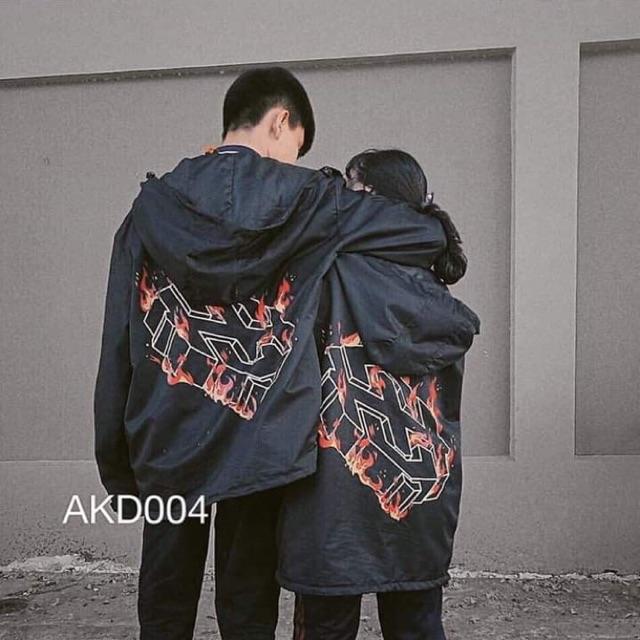 Áo khoác dù nam nữ in hình nổi bậc