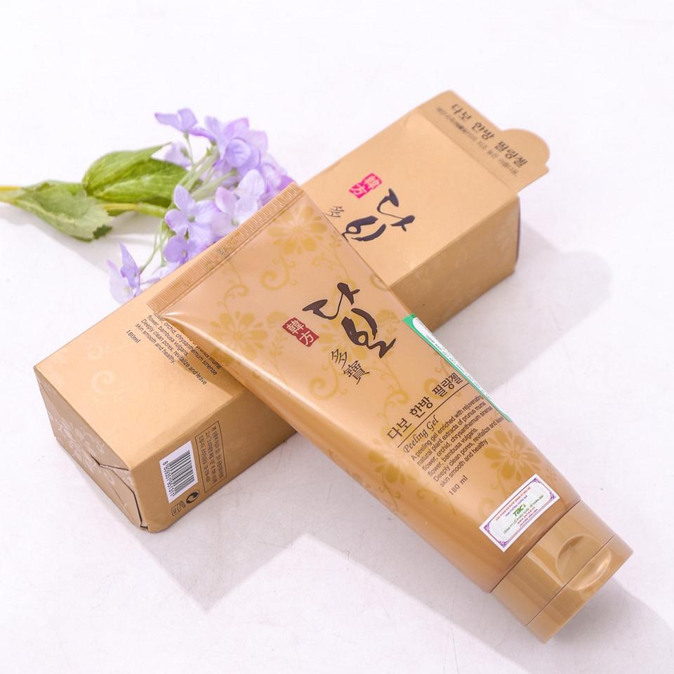 Tẩy Tế Bào Chăm Sóc Da Hàn Quốc Cao Cấp Dabo Peeling Gel (180ml) + Bông Rửa Mặt Hàn Quốc MiraCulous -  Hàng Chính Hãng