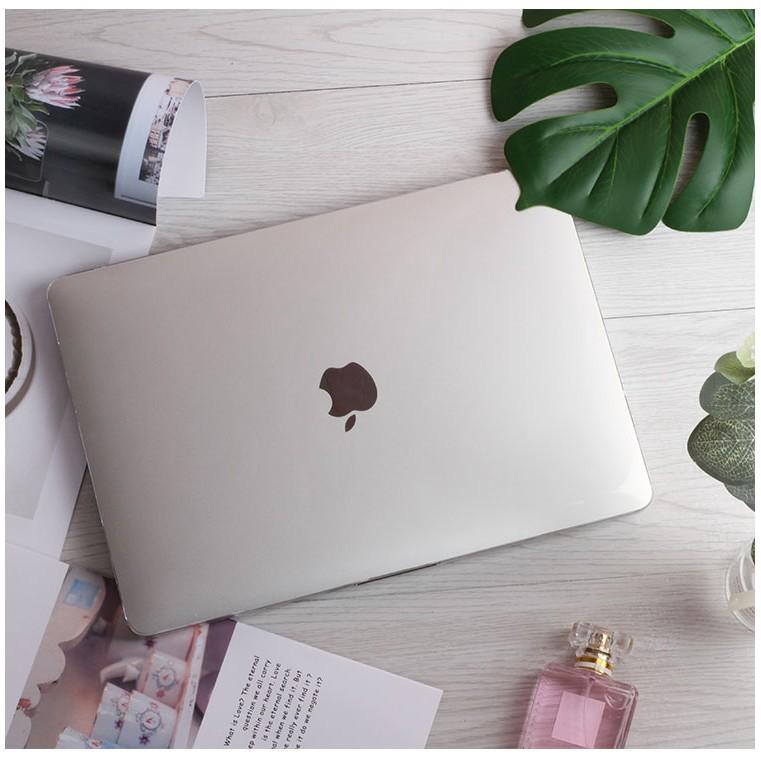 Combo 5in1 Case,Ốp dành cho Macbook Và Phủ Phím Màu Trong Mờ (Tặng Kèm Miếng Dán Màn Hình,Nút Chống Bụi,Kẹp Chống Gãy Sạc