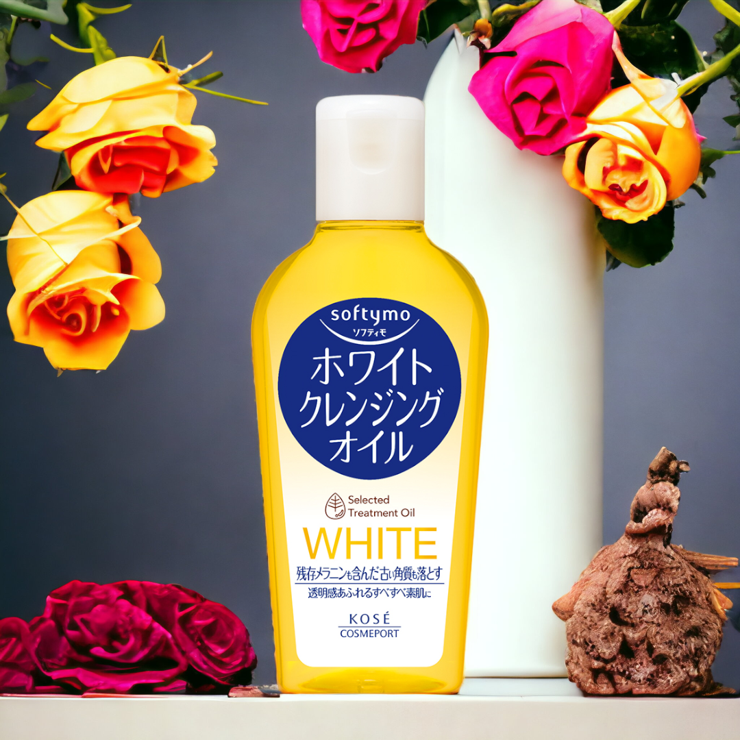 Dầu Tẩy Trang Dưỡng Trắng Da Kosé Softymo White Cleansing Oil NC