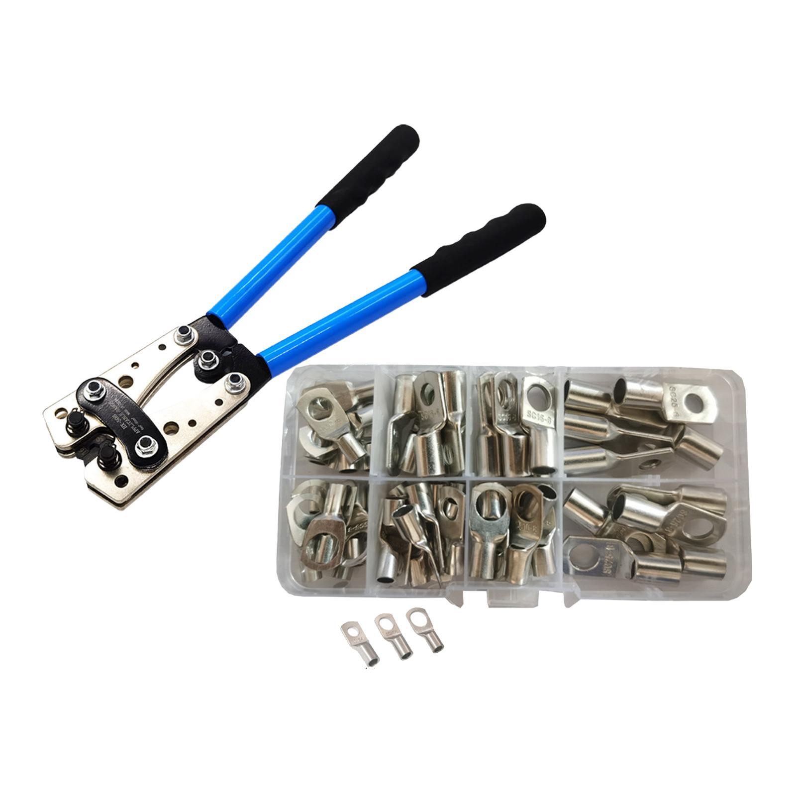 Cable Crimping Plier with Cable Lugs Wire Rope Crimping Tool Crimper Tool for 6~50mm2