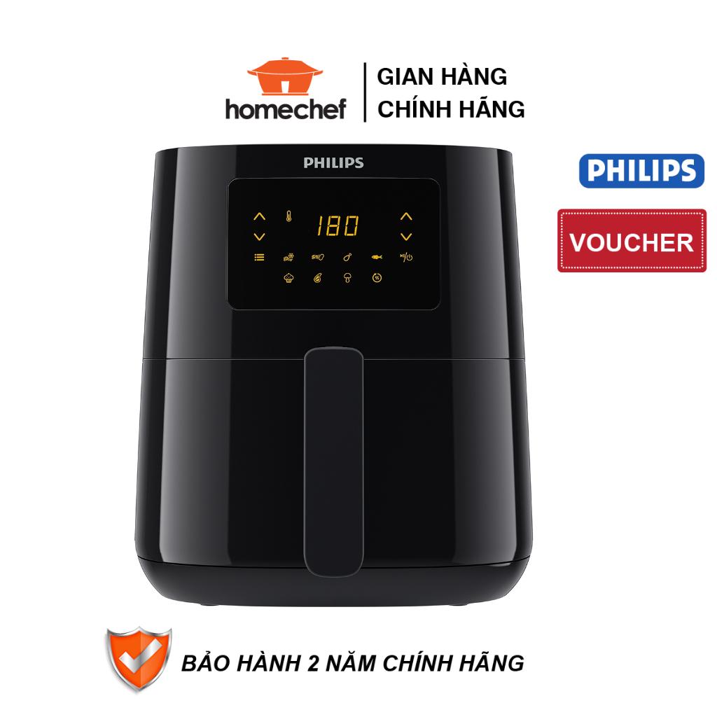 Nồi chiên không dầu điện tử Philips 4.2L HD9252/90, giỏ chiên chống dính | Hàng Chính Hãng