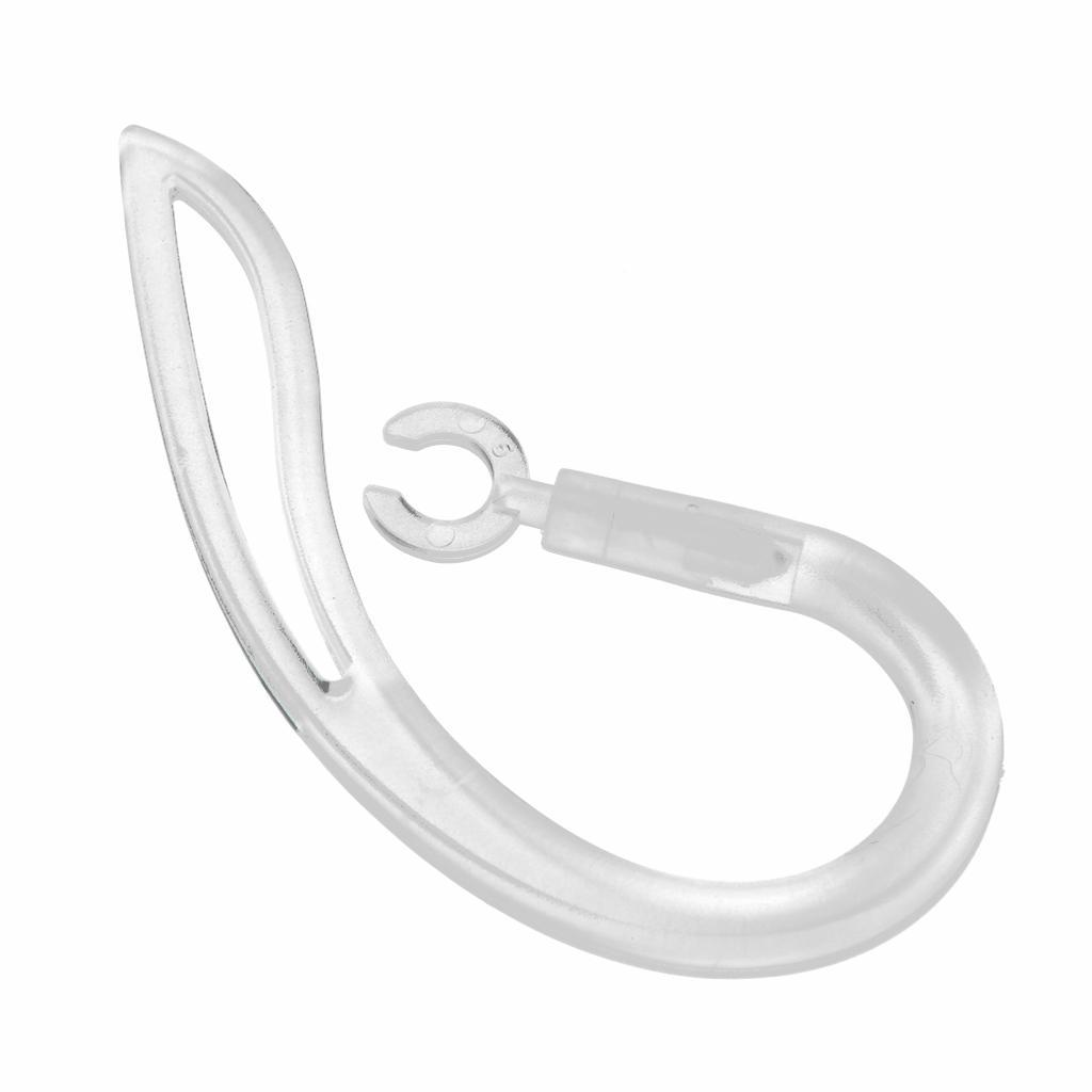 3 Pcs Earhook Ear Loop Clip For Universal Bluetooth Headset 5.0mm 6.0mm 7.0 mm (Clear)