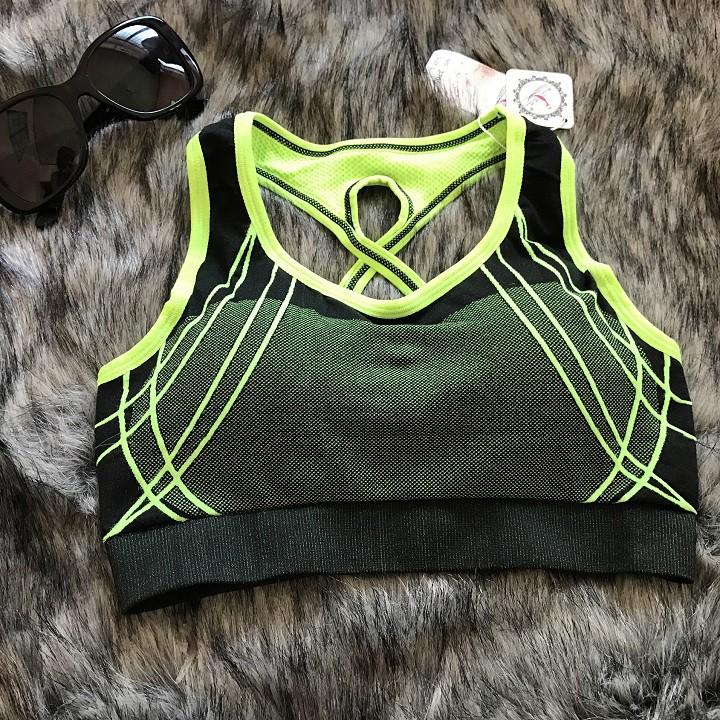 Áo croptop tập yoga, Gym nữ cao cấp