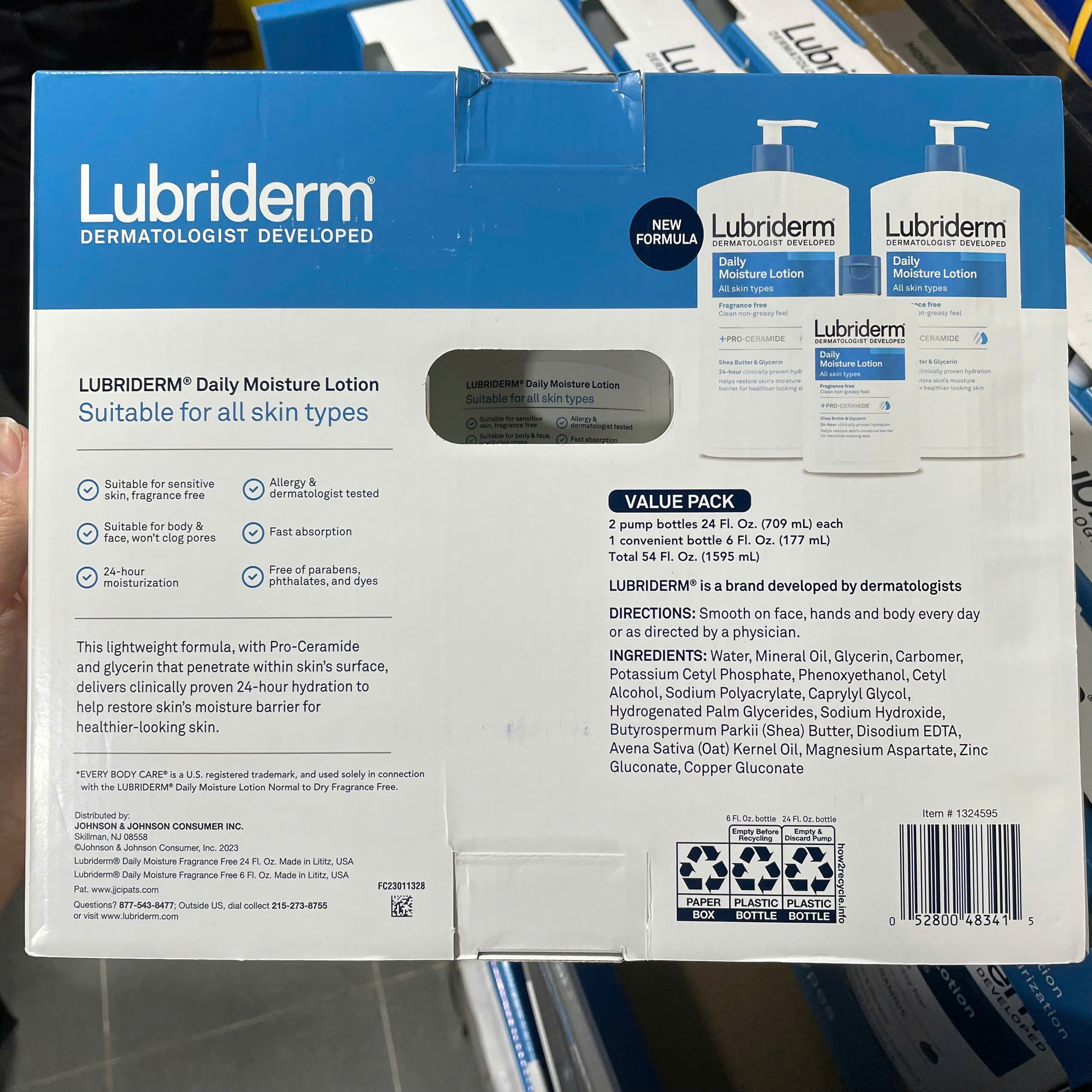 Sữa Dưỡng Thể Bổ Sung Và Giữ Ẩm Lubriderm Daily Moisture Lotion