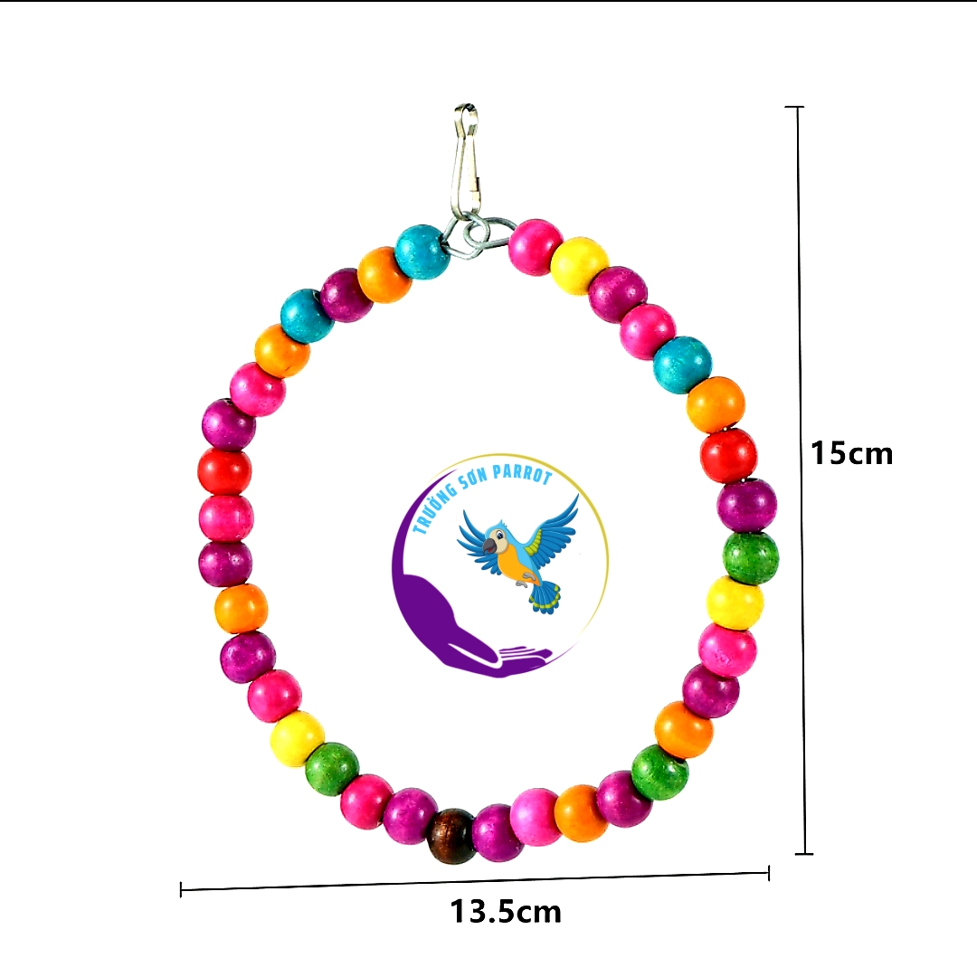 Bộ 6 món đồ chơi như hình treo lồng cho vẹt, sóc, chuột hamster và chim cảnh khác .
