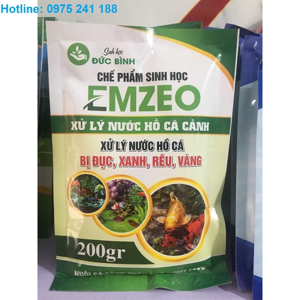 Chế phẩm xử lý nước hồ cá bị đục, xanh, rêu, vàng