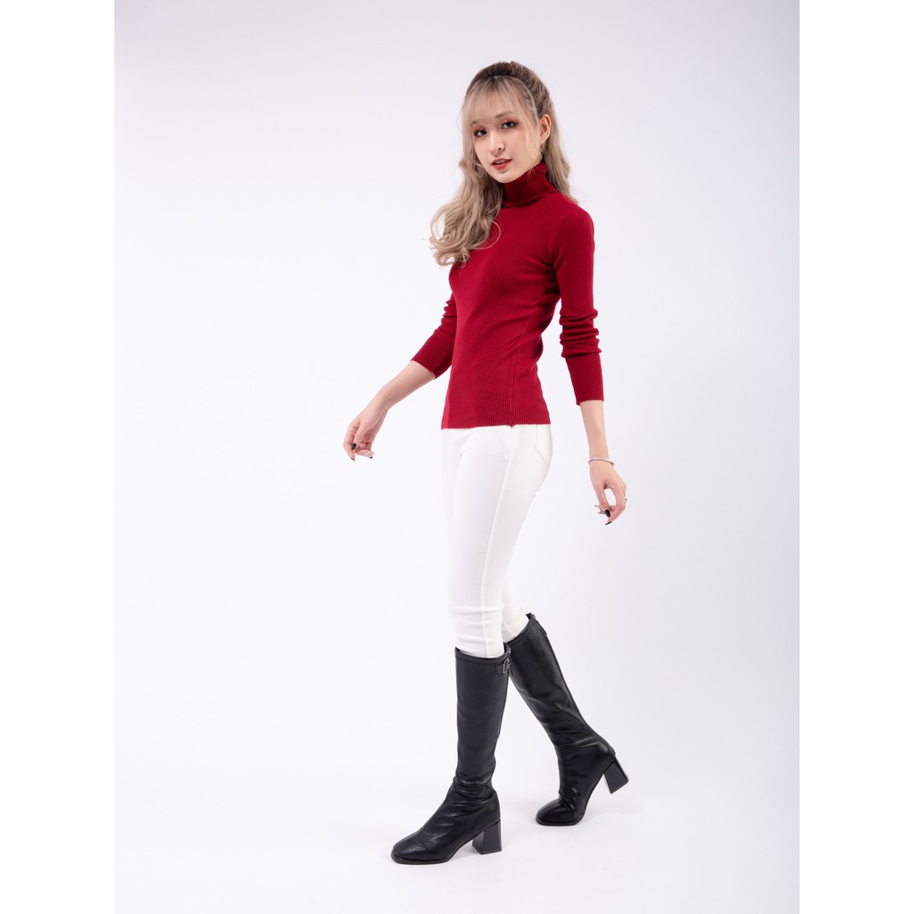 Giầy Bốt Nữ Boot Đùi Khoá Gài 5Phân HAPAS - BOT538