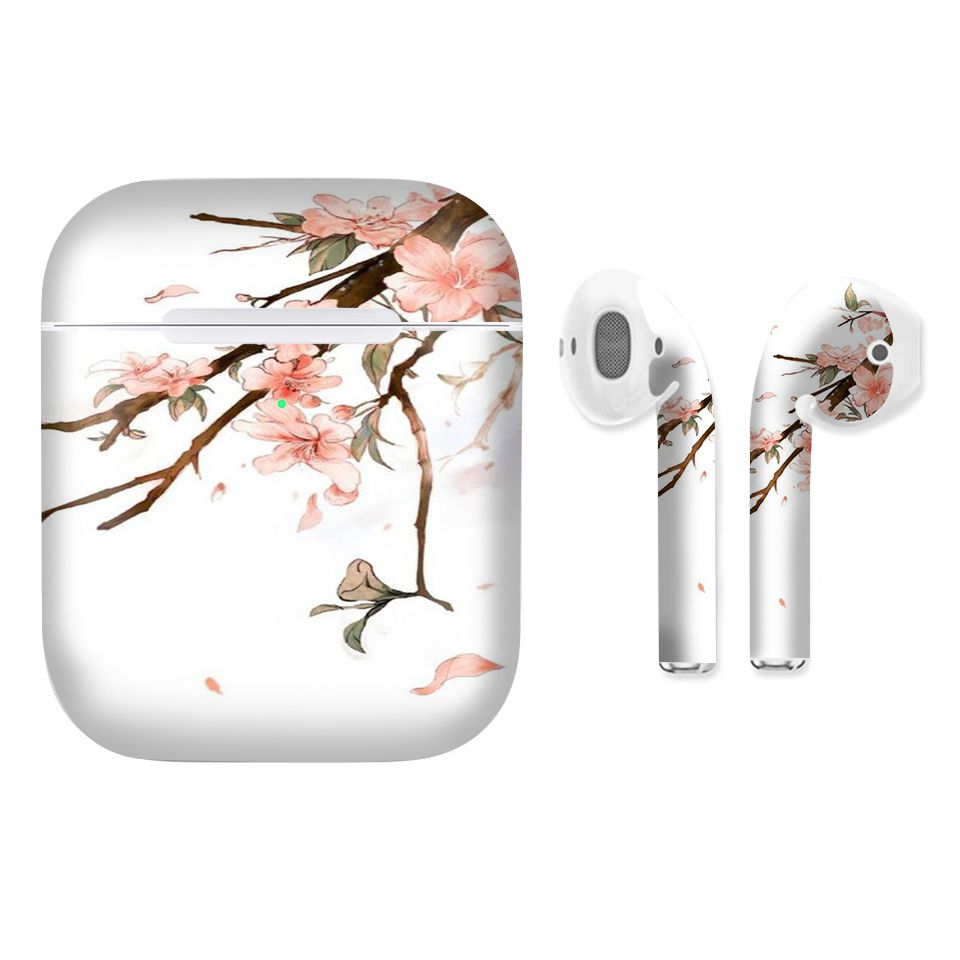 Miếng dán skin chống bẩn cho tai nghe AirPods in hình thiết kế - atk272 (bản không dây 1 và 2