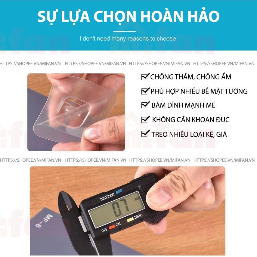 Bộ Miếng Dán Tường KẾT NỐI Móc Cài Đa Năng Treo Kệ, Treo Tranh, Treo Đồ Cao Cấp - Miếng Dán Chữ U - Dính Siêu Chắc