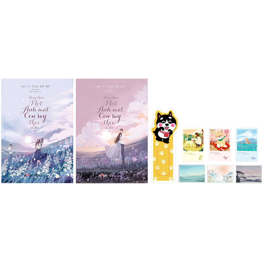 Combo Trọn Bộ 2 Tập Uống Nhầm Một Ánh Mắt, Cơn Say Theo Cả Đời Tặng Kèm 01 Bookmark Chó Husky 06 Postcardmôi Tâp 03 Postcard