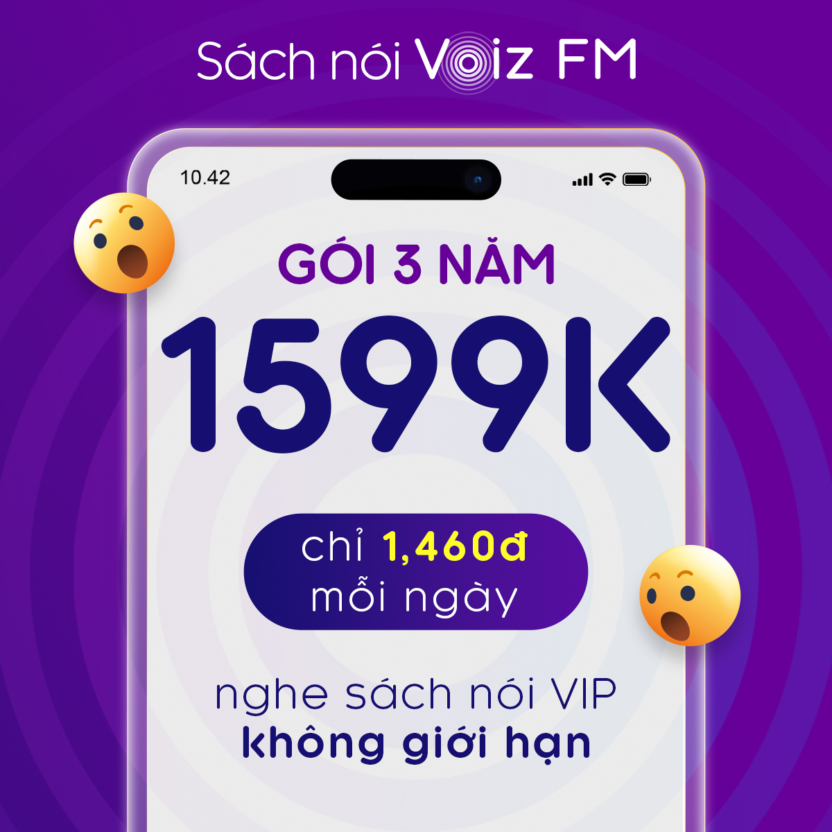 Voiz FM - Voucher nghe Sách Nói