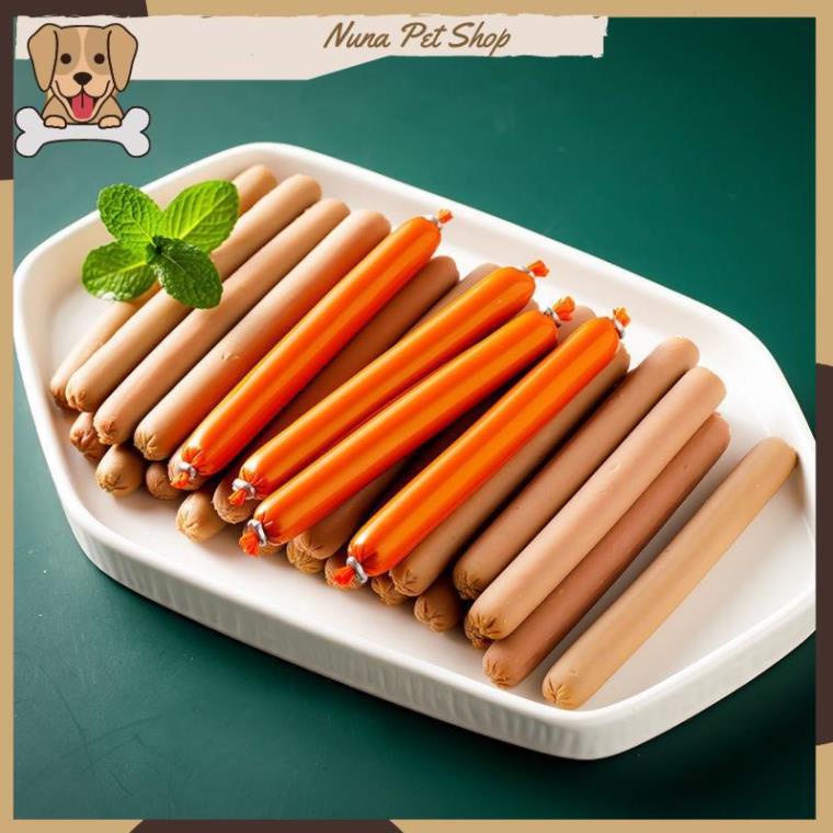Combo 10 chiếc xúc xích cho chó mèo bổ sung dinh dưỡng