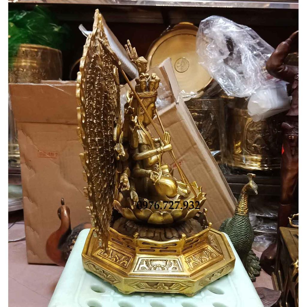 Tượng phật bà nghìn mắt nghìn tay cao 25cm, phật bà thiên thủ thiên nhãn, giá tượng thiên thủ thiên nhãn