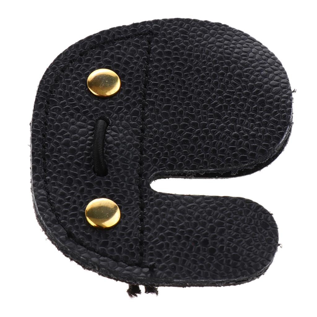 Double Archery Shooting Finger Tabs Finger Saver Protect Guard Gear