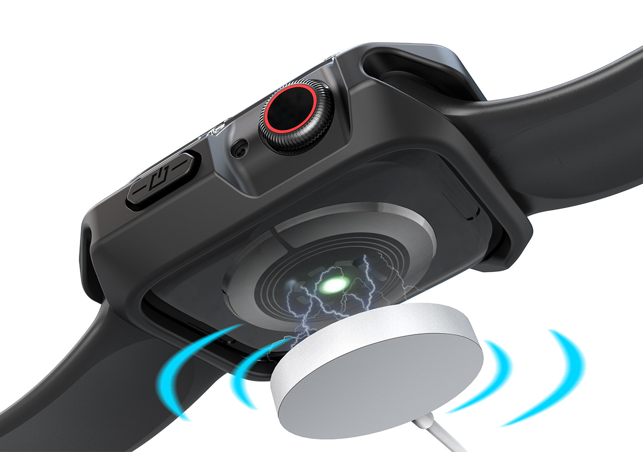 Ốp Case Viền PC Trong Suốt cho Apple Watch Series 4/5/6/SE/7/8/9/SE2 Size 40mm/41mm/44mm/45mm - Hàng Chính Hãng