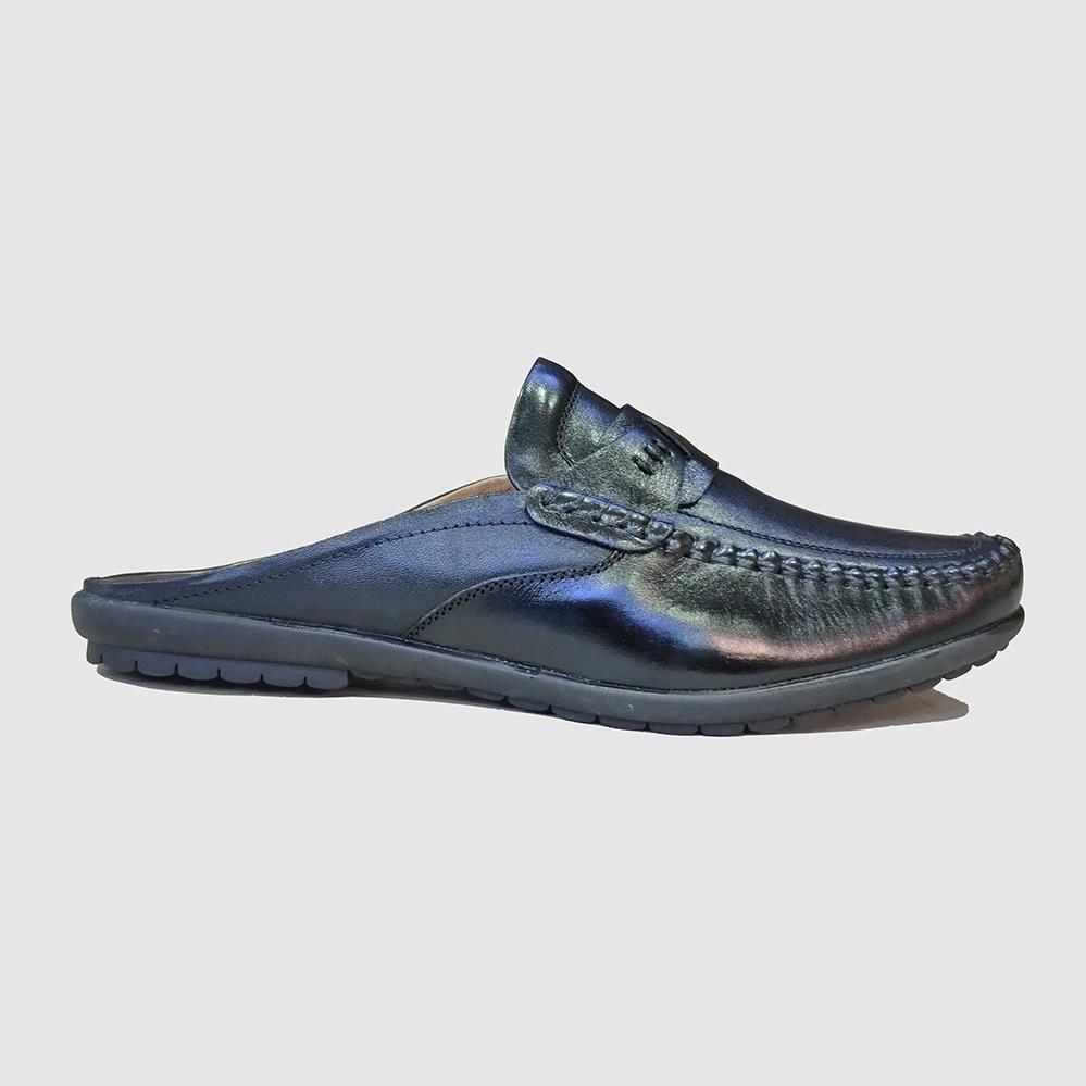 Dép Bít Mũi Nam Da Bò Thật TiTi ĐÔ Cao Cấp GSB20104d