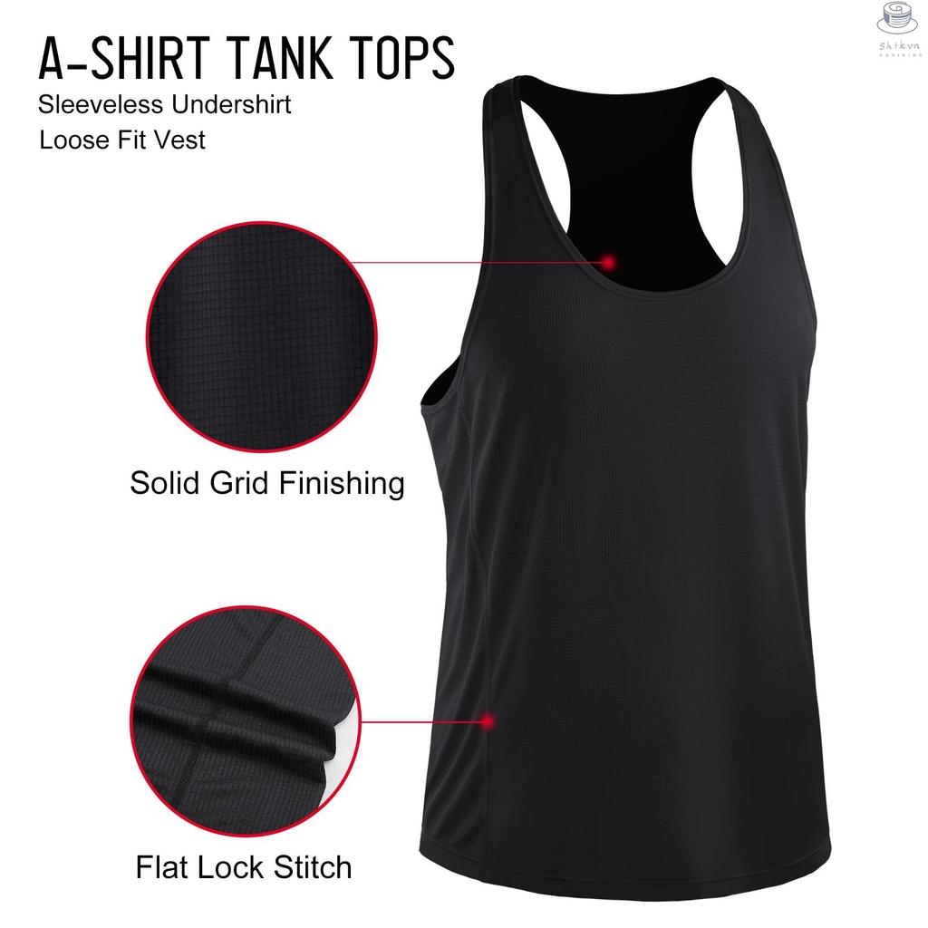 Bộ 3 áo ba lỗ thể thao mau khô cho nam