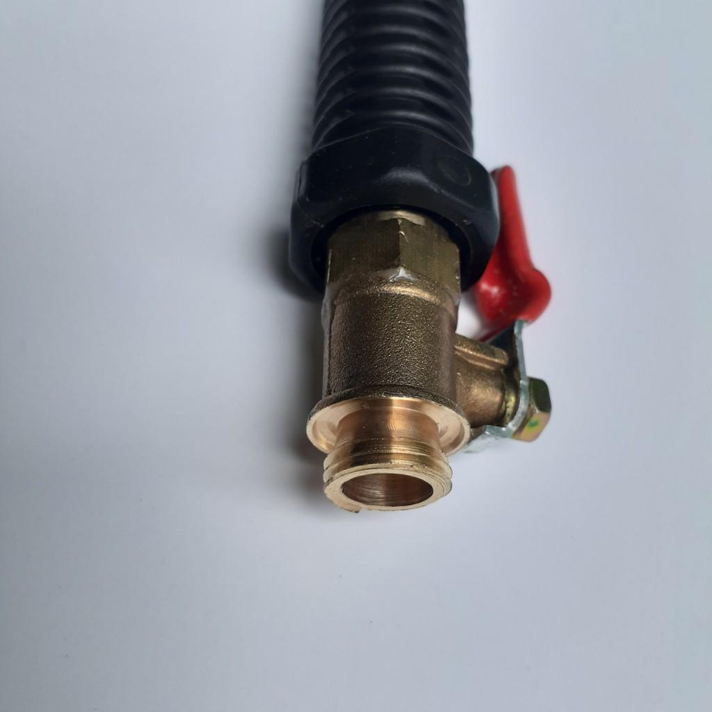Tay khóa gạt bằng đồng dùng cho máy bơm mini, bình phun thuốc trừ sâu, bình xịt ép tay 5 lít, 8 lít.