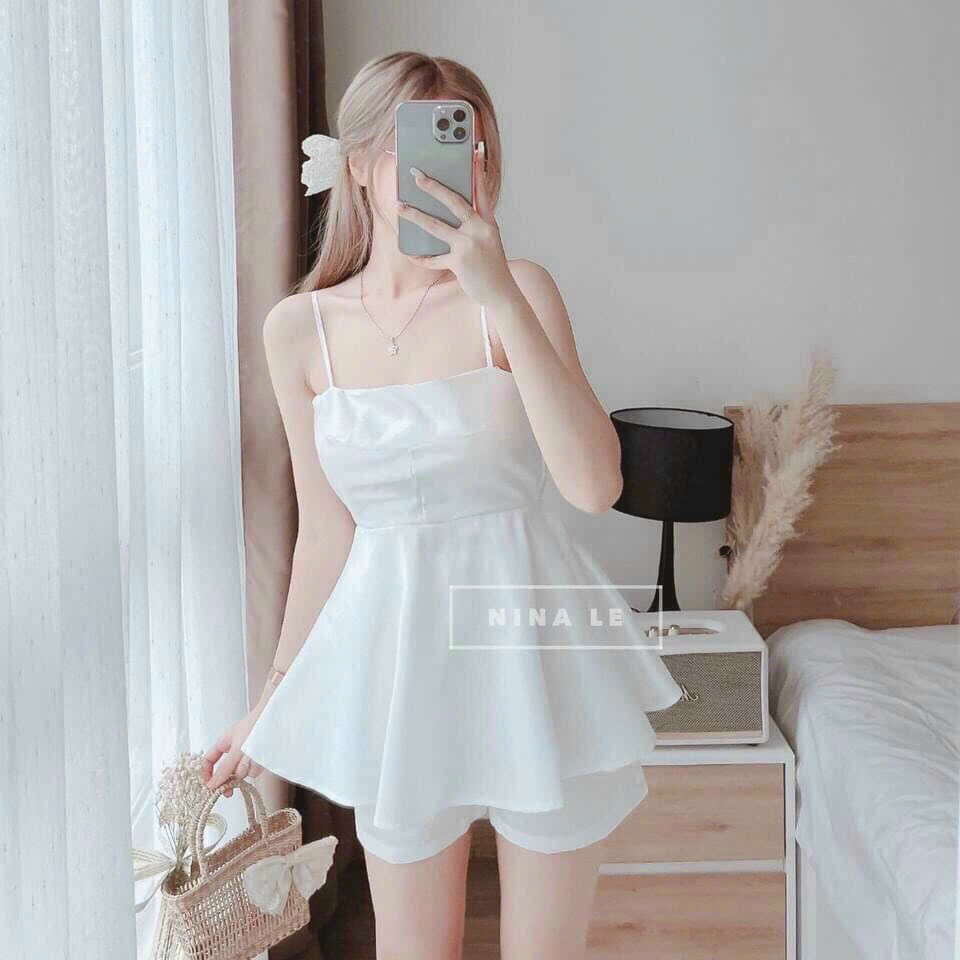 SET ÁO 2 DÂY TRƠN VỚI QUẦN NGẮN