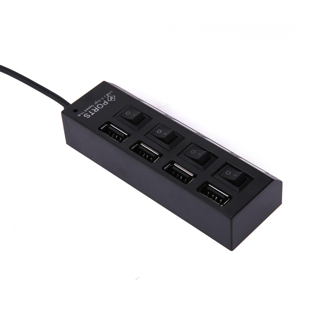 Đảm bảo chất lượng cung cấp lớn 4 cổng có công tắc Hub USB2.0 4 cổng công tắc Bộ chia HUB 4USB 2.0