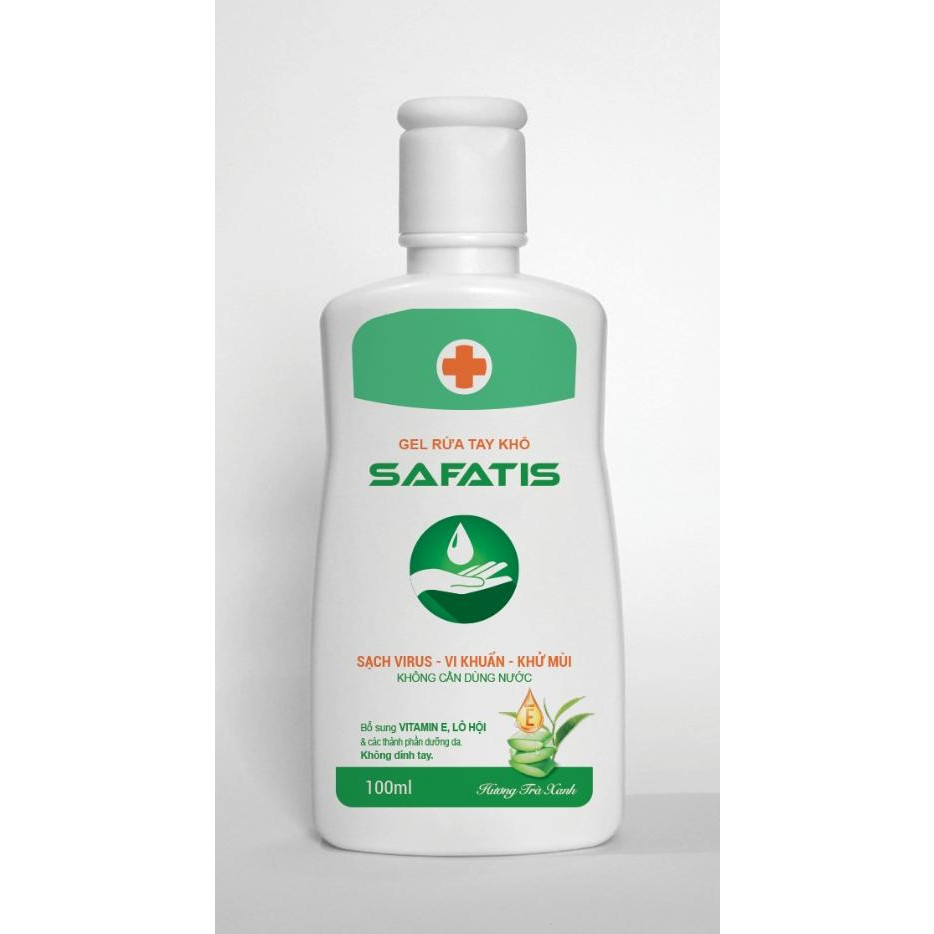 Gel rửa tay khô Safatis 100ml