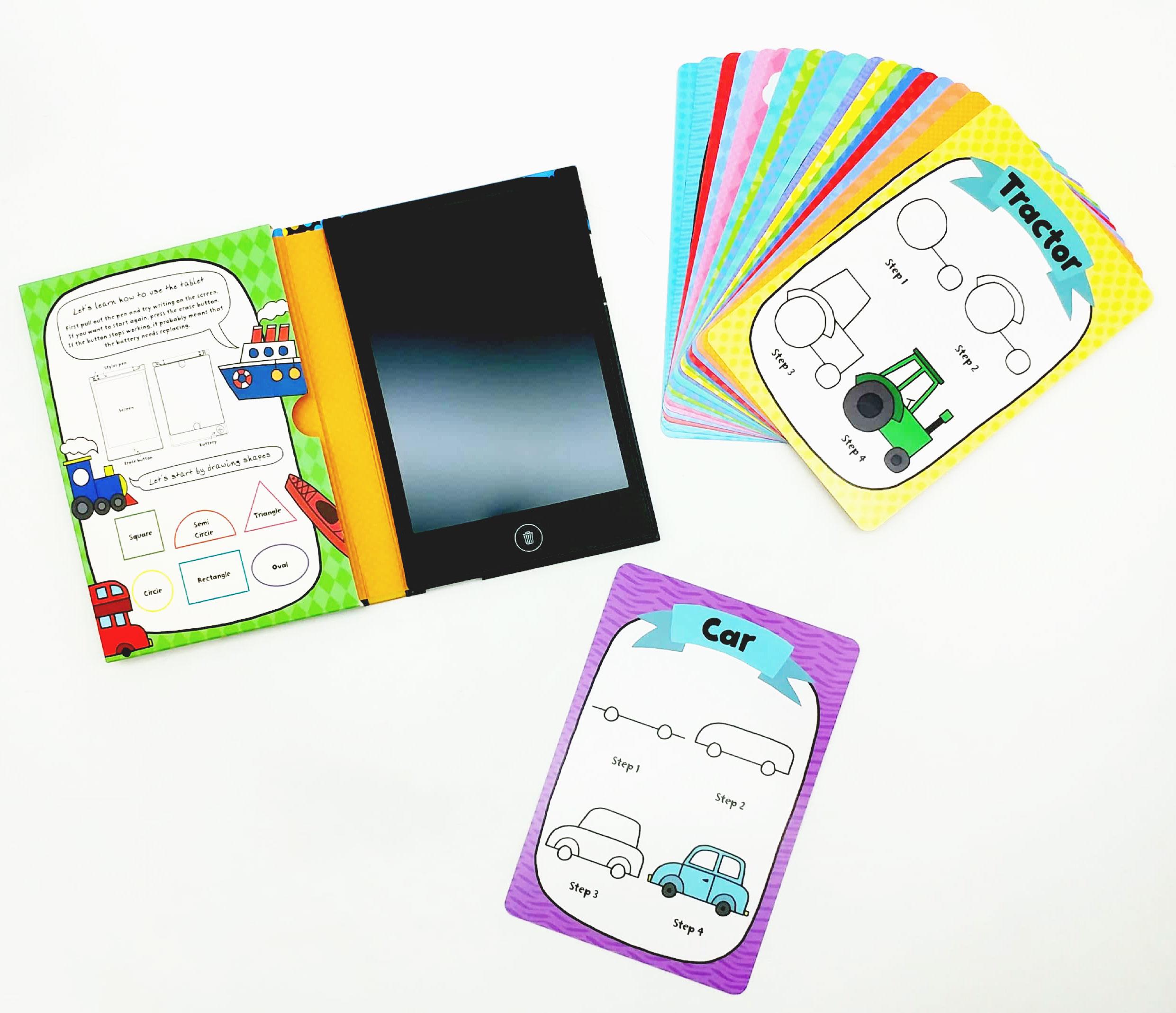 LCD Tablet & Flashcards - Things That Go