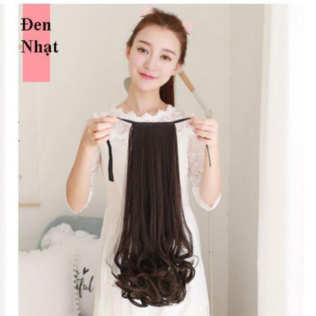 Tóc giả nữ cột ️️  ️️ tóc cột xoăn đuôi 55cm