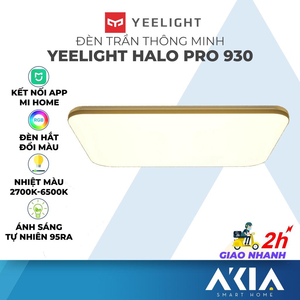 Đèn trần thông minh Yeelight Halo Pro 930 100W hình chữ nhật - Điều khiển bằng app Mi Home, tương thích HomeKit