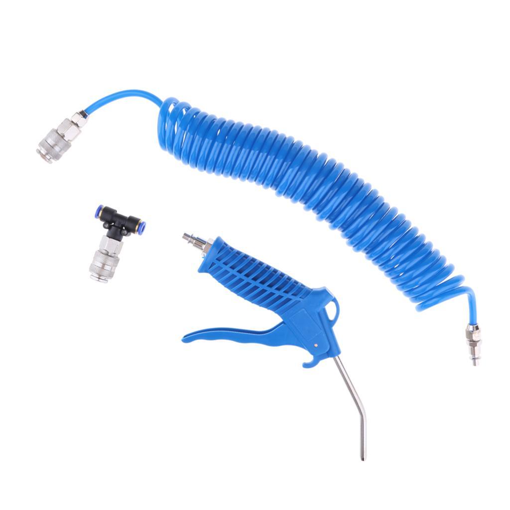 2 x Blow Gun Hose Set Cleaning Power Tool for Garages,Workshop,Car Mechanics