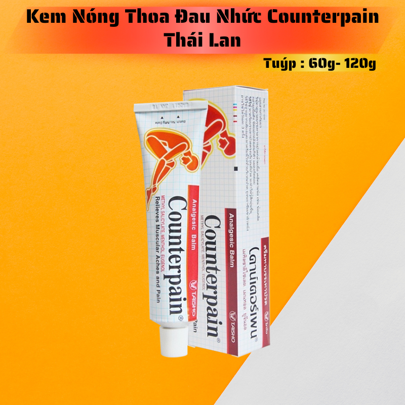 Kem Nóng Thoa Đau Nhức Counterpain Thái Lan - 60g và 120gr